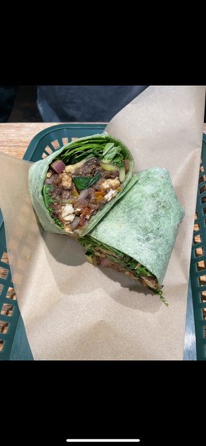 Tofu burrito  at Hiking Hawaii Cafe in Honolulu