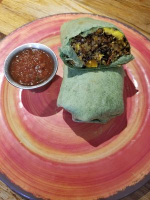 Tofu burrito at Hiking Hawaii Cafe in Honolulu