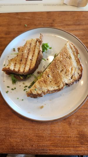 veggie breakfast sandwich at CFS Coffee Dr Phillips in Orlando