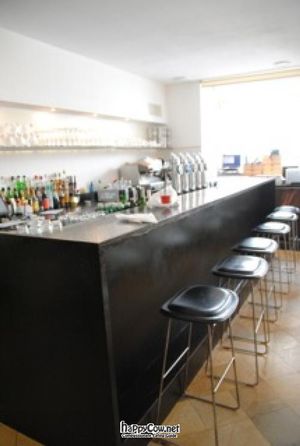 Bar area at P'aa at P'aa Restaurant Lounge in Linz