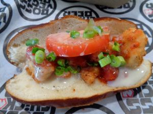 Vegan Parm Dawg at Boss Chick N Beer  in Cuyahoga Falls