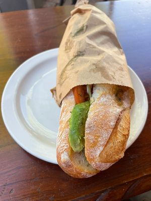 Sandwich at The Bakery in Alice Springs
