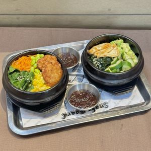 Vegan Bibimbap  at Bappa in Bangkok