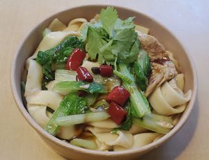 Chili noodle at Dongxing Chili Noodles 東興辣椒麵  in Taipei