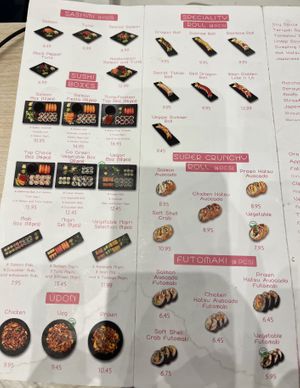 Sushi boxes, udon noodles and other options  at Ikkan Sushi in London