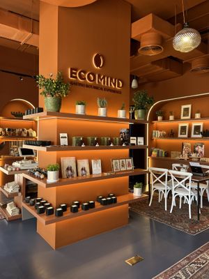 A small concept store  #Veganuary at Eco Mind Cafe in Dubai