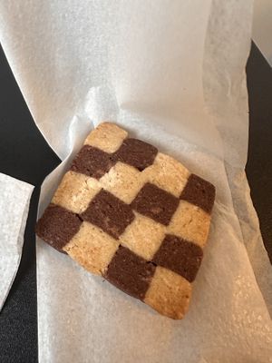 Checkered biscotti   at Lato 15 in Rome