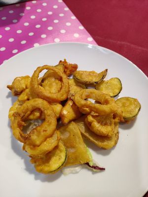 Chickpea flour fritters at Ristorante Pizzeria La Dolce Vita in Schio