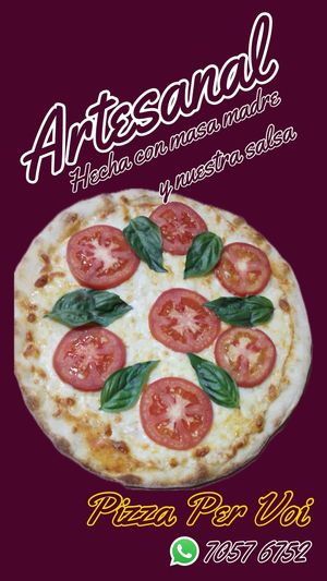 Pizzas Artesanales, hechas con masa madre at Pizza Per Voi  in Alajuela