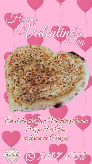 Pizzas en forma de corazon para que celebrar el dia de San Valentin! 💘❤💝 at Pizza Per Voi  in Alajuela