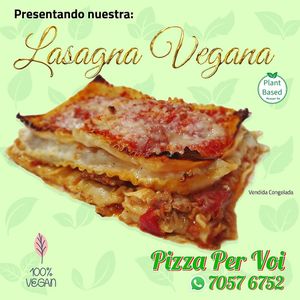 Nuestra lasgna vegana 😍😍 at Pizza Per Voi  in Alajuela