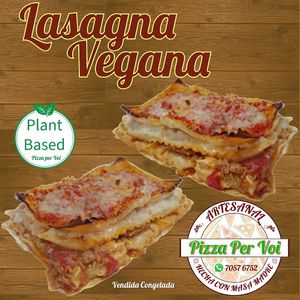 Nuestra lasagna vegana se ve y sabe deli!! 😍😍😋😋 at Pizza Per Voi  in Alajuela