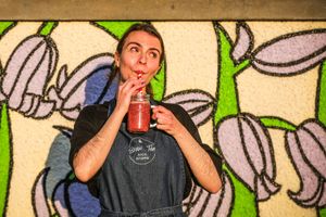 We do lovely smoothies! at Braw Tea Cafe in Dundee