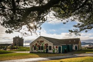 We are set right in Castle Green Park beside the Castle. at Braw Tea Cafe in Dundee