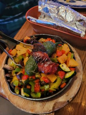 Veggie Fajitas for one at Mama Betty's Tex-Mex y Cantina in Austin