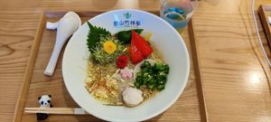 The dish at RAMEN Arashiyama Bamboo Grove Pavilion 嵐山竹林亭 in Kyoto