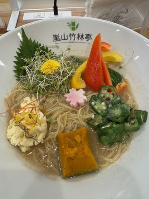   at RAMEN Arashiyama Bamboo Grove Pavilion 嵐山竹林亭 in Kyoto