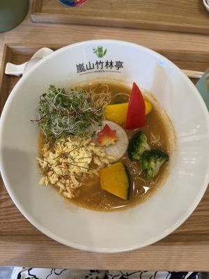   at RAMEN Arashiyama Bamboo Grove Pavilion 嵐山竹林亭 in Kyoto