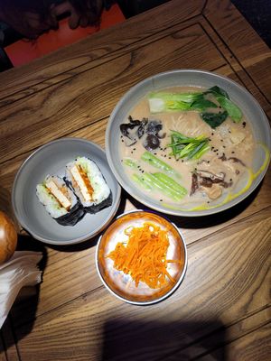 Vegetable tempura is delicious 😋 at Ramen77 in Almaty