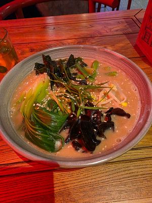 Vegan Ramen at Ramen77 in Almaty