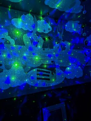 Sparkly bathroom at Dear Potato in Helena