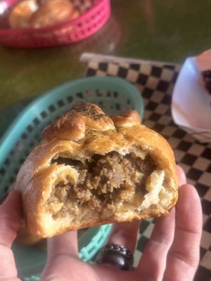 beef n chz 👍👍 #Veganuary at Dear Potato in Helena