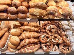 some Baked Goods are vegan and clearly marked  at Bäckerei Konditorei Wolf in Augsburg