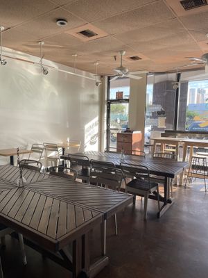 Inside  at Hummus Xpress in Tempe