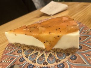 cheesecake  at Relish Bar in Madrid