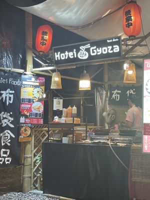 Vegan Gyoza option  at Lana Square  in Chiang Mai