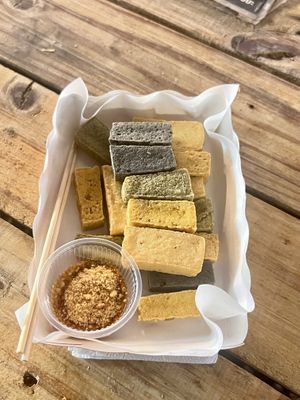 Tofu bites- mixed   at Lanna Square Night Market in Chiang Mai