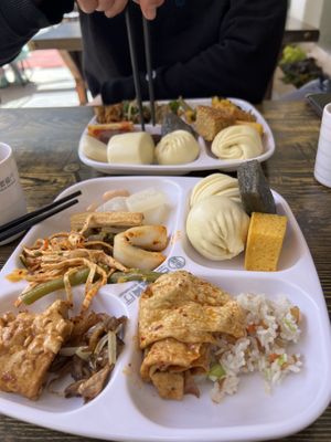   at Jixiang Vegetarian Restaurant in Lijiang