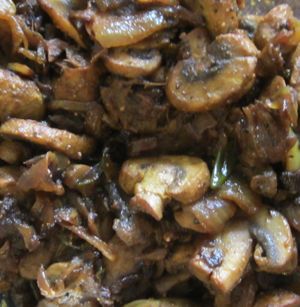 Yummy mushrooms. at Banana Leaf Restaurant Kovalam in Kovalam