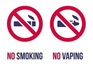 We are completely smoke free. at Banana Leaf Restaurant Kovalam in Kovalam