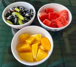 Lovely fresh fruit. at Banana Leaf Restaurant Kovalam in Kovalam