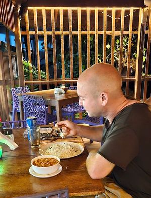 A nice lunch at Banana Leaf Restaurant Kovalam in Kovalam