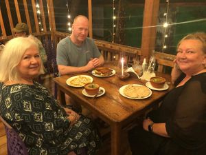 Dinner at Banana Leaf Kovalam at Banana Leaf Restaurant Kovalam in Kovalam