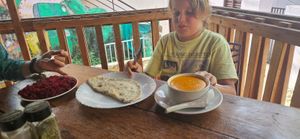 Enjoy your lunch at Banana Leaf Restaurant Kovalam in Kovalam