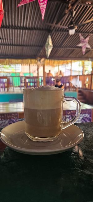 You can always come by just for a coffee at Banana Leaf Restaurant Kovalam in Kovalam