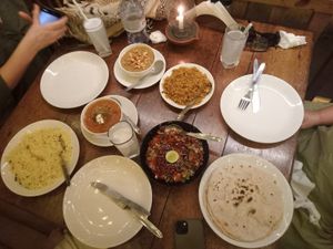 Dinner by candlelight at Banana Leaf Restaurant Kovalam in Kovalam