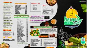 Part of our menu at Banana Leaf Restaurant Kovalam in Kovalam