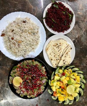 Arabic and Indian together - why not? at Banana Leaf Restaurant Kovalam in Kovalam