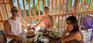 Hope you like the food! at Banana Leaf Restaurant Kovalam in Kovalam