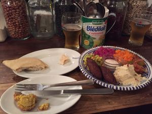 Medium sized mez platter  at Los Barbados in Tokyo