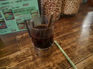 Rwandan tea at Los Barbados in Tokyo