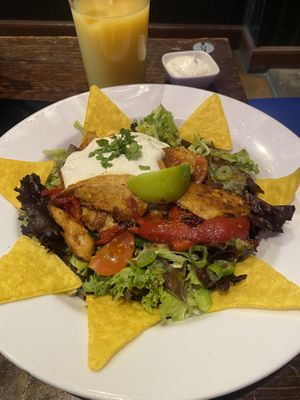 Mexican fiesta salad   at The Lady Luck in Canterbury