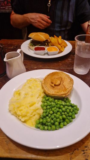 Pie at The Lady Luck in Canterbury