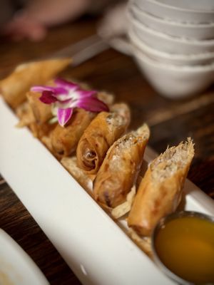 Thai Crispy Rolls  at Thai District  in Long Beach