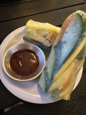 Summer rolls  at Pho 37 in Leeds