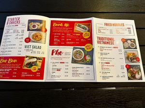 Menu  at Pho 37 in Leeds